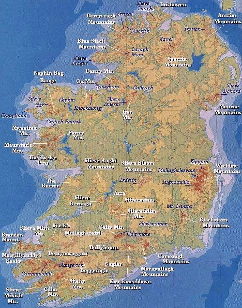 kat jeyografik nan iland mòn 