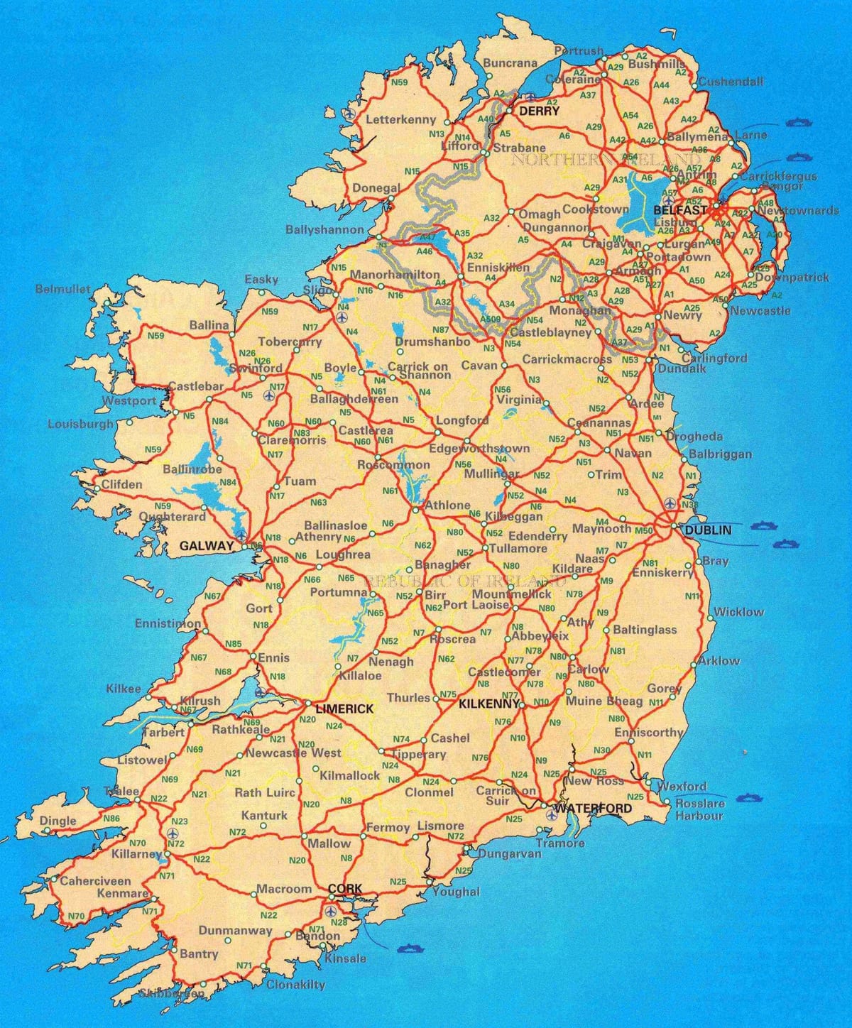 kat jeyografik nan eire konte