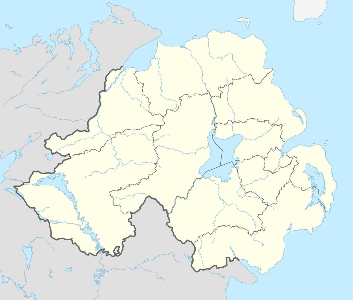 kat jeyografik nan northern ireland plaj