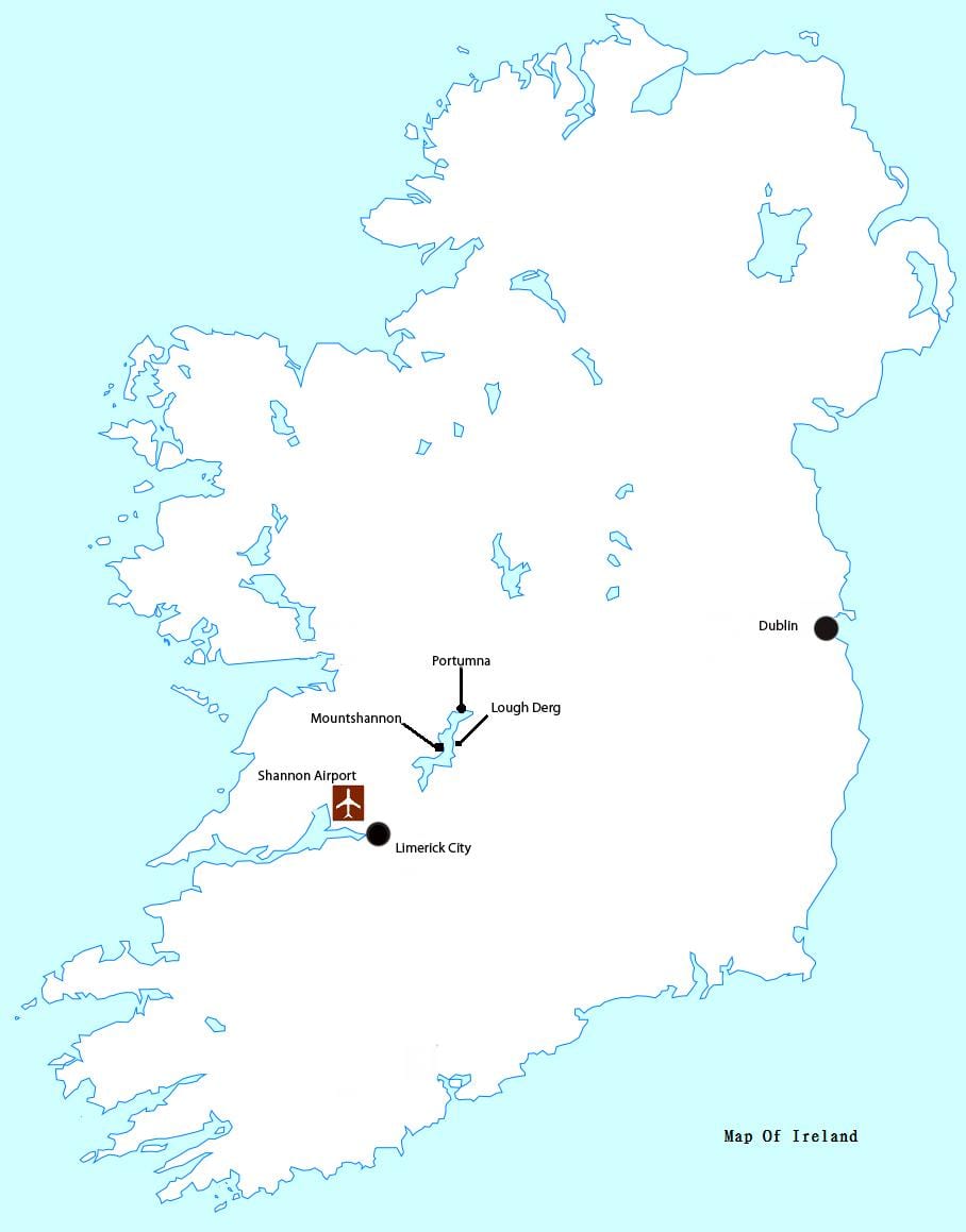 kat jeyografik nan shannon airport iland