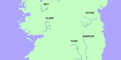 Kat jeyografik nan blackwater larivyè lefrat iland