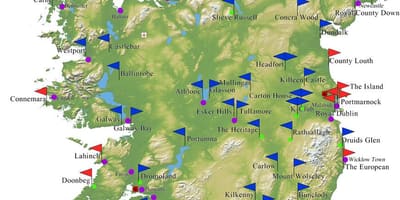 Kat jeyografik nan iland gòlf