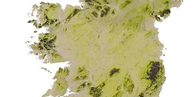 Géographique kat jeyografik nan iland