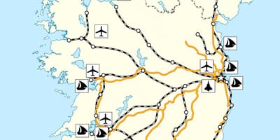 Kat jeyografik nan iland transpò
