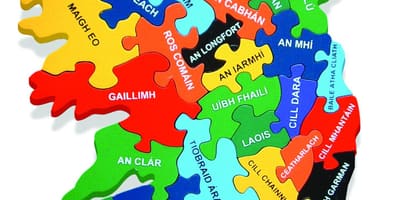 Kat jeyografik nan kat jeyografik nan iland kòm gaeilge