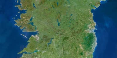 Kat jeyografik nan kat jeyografik satelit nan iland