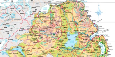 Northern ireland atraksyon kat jeyografik
