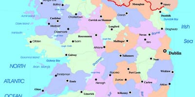 Politik kat jeyografik nan iland ak northern ireland