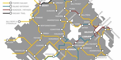 Northern ireland tren kat jeyografik