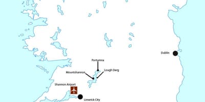 Kat jeyografik nan shannon airport iland